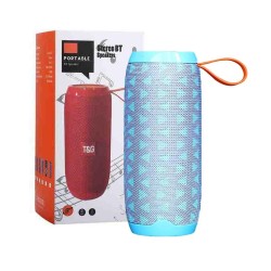 T&G Portable Bluetooth Speaker TG-106 Hands-Free Calls/TF/AUX/FM Silver Blue T&G Portable Bluetooth Speaker TG-106 Hands-Free Calls/TF/AUX/FM Silver Blue